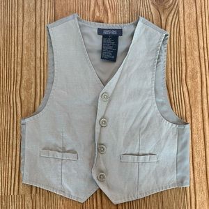 Kenneth Cole Tan Toddler Boy Suit Vest 3T